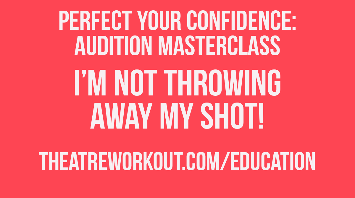 Build your student's confidence for auditions &amp; interviews with our Audition Masterclass, created in partnership with A Chorus Line.

theatreworkout.com/education 
#WestEnd #Workshops #Education #Schools #Drama #Auditions #Interviews #Confidence