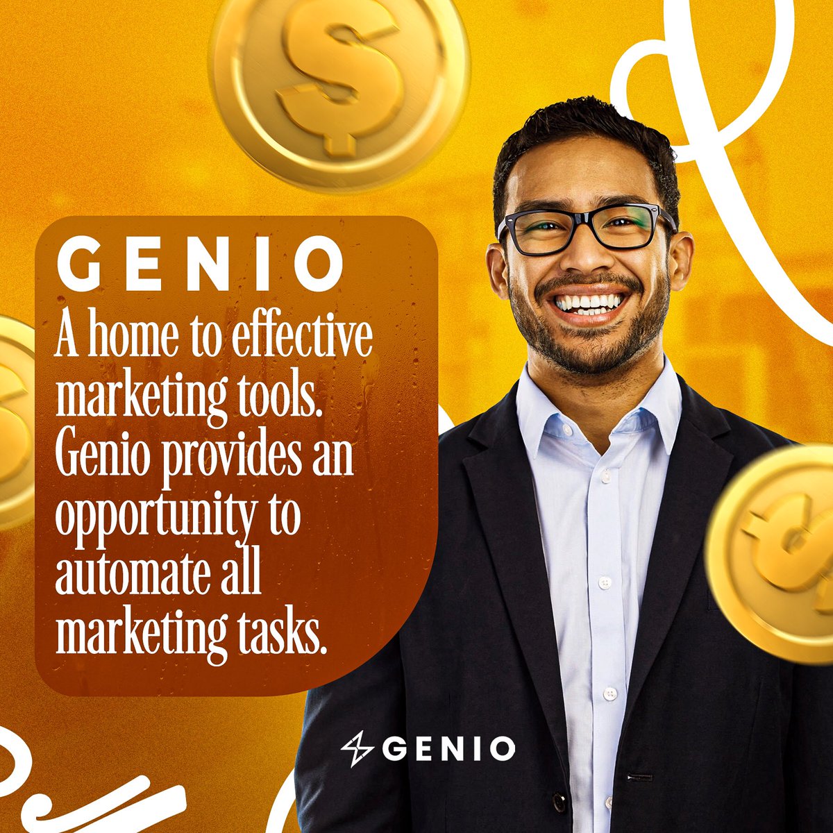 GenioTech25966's tweet photo. In today's fast-paced world of innovation, staying ahead of the game is crucial. What if I told you that you can achieve that edge using the power of AI Marketing! Let us delve into these exciting times ahead, shall we? 

AI-powered marketing transforms the landscape. It's more than just data analysis; it's about predictive insights, personalization, and optimizing every touchpoint. Imagine your marketing campaigns learning and adapting in real-time! That's the magic of AI.  

It helps you deliver the right message to the right audience at the right time. Efficiency is the name of the game. AI streamlines tasks, automates processes, and frees up time for creativity and strategy. It's a force multiplier for your team or even for the solopreneur. 

And here's where #GenioTech comes in!  Our team has devised a web3 project that harnesses the full potential of AI for marketing, offering cutting-edge solutions to give you that competitive edge.

Are you ready to supercharge your marketing efforts?  Stay tuned for more updates on how #GenioTech is revolutionizing the game with AI-powered marketing.  

#AI #AIMarketing #MarketingStrategy #Genio #GenioWallet