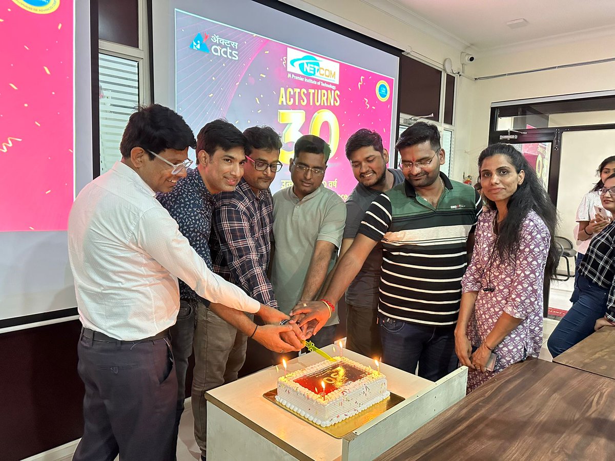 NetcomAtcCdac's tweet image. ACTS Turns 30 Years of Excellence....
#cdac #netcom #pgdac #PreCAT