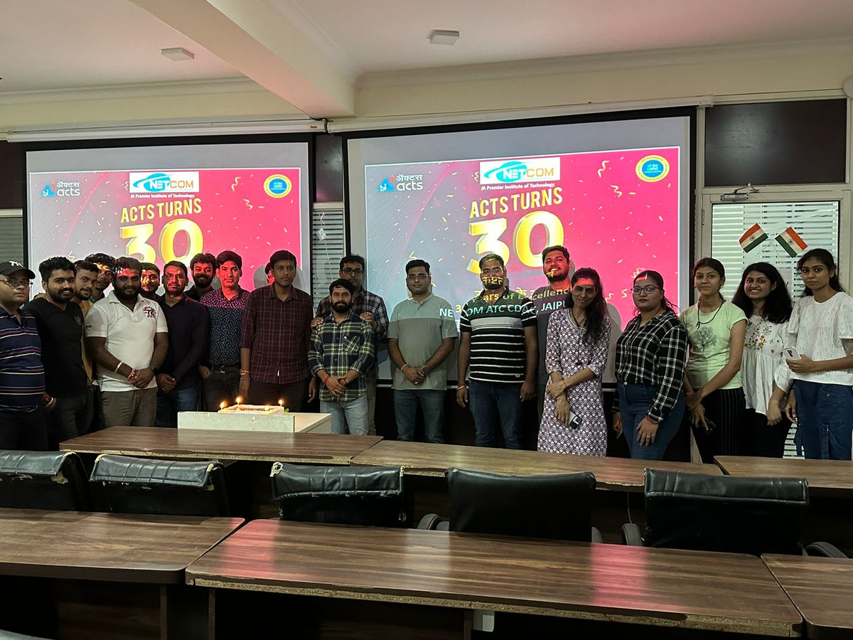 NetcomAtcCdac's tweet image. ACTS Turns 30 Years of Excellence....
#cdac #netcom #pgdac #PreCAT