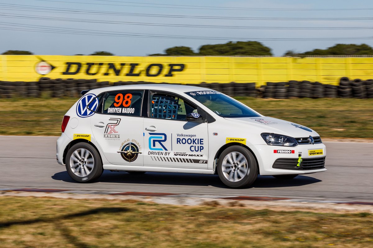 VWMotorsport_za's tweet photo. Race 2 saw a repeat from race 1, with Kyle picking up his second win of the day; followed closely by Bjorn and Dhiyven.
The final race will see Dhiyven starting from pole - can they spoil a 3-peat of wins for Kyle?
#VWMotorsport #GoProZa
@VolkswagenSA @Dunloptyres_SA https://t.co/Cj05NVSqti