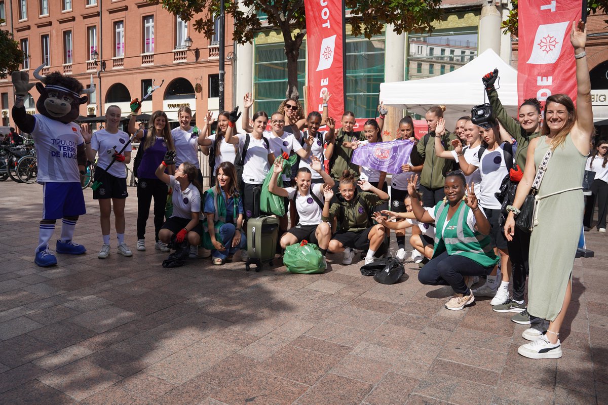 ♻️ 50 joueuses et joueurs de l'Association TéFéCé ont pris part ce matin - en partenariat avec la Mairie de Toulouse - au #WorldCleanupDay !

Journée mondiale pour sensibiliser et fédérer au mieux produire, mieux consommer et moins jeter 😊

 #WorldCleanupDay #KeepItClean