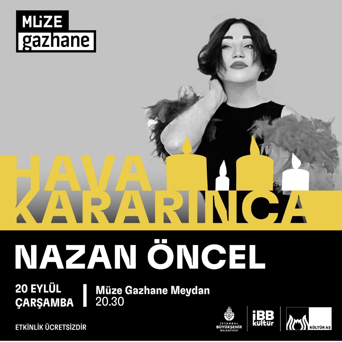 Özleştik yine. 📣🎤 ❤️ 20 Eylül Çarşamba @MuzeGazhane @kultur_istanbul @ibb_kultur