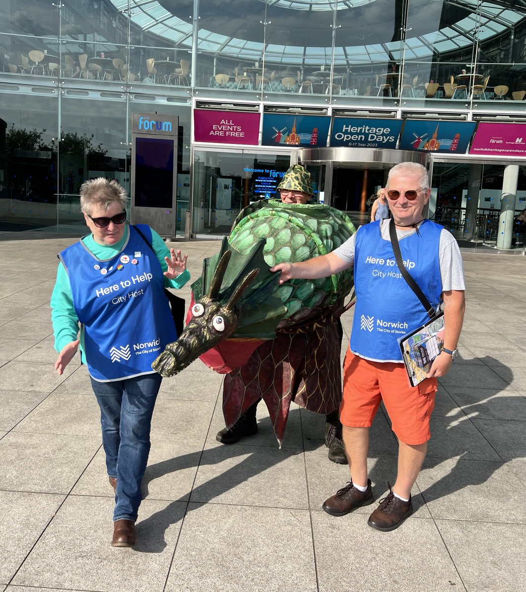 NorwichCityHost's tweet photo. Met Snap The Norwich Dragon today he was out with the Morris Dancers having great fun in the cityπ
#Norwich #cityofstories #snapthedragon #cityfun #cityhosts #heretohelp
@NorwichBIDUK @VisitNorwich https://t.co/EbjpHkhkCg