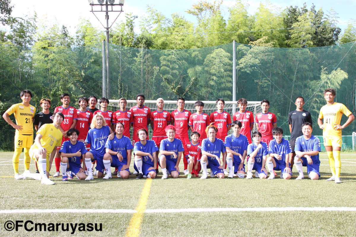 maruyasuokazaki's tweet photo. 先日東海オンエアの皆さんとLazy Lie Crazyの皆さんとのコラボ動画を撮影しました✨

その際の動画がUPされていますので、ぜひYouTubeをご覧下さい❗️
👉https://t.co/oFBbqweBJ8

コラボいただいた2組の皆さんありがとうございました☺️

#FCマルヤス岡崎 #JFL #東海オンエア #レイクレ https://t.co/2m2bmqcB2g