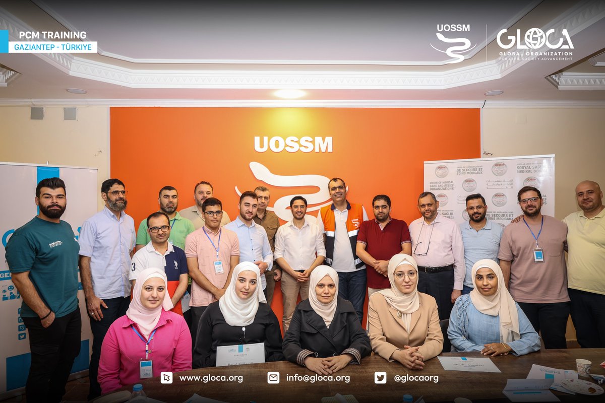 glocaorg's tweet photo. Part of the distribution of certificates of attendance at the “Project Life Cycle PCM and Writing Funding Proposals” training📝🔍for 15 participants, including 5 females, which was held by the #Gloca with the support of #Uossm, at the beginning of this month in #Gaziantep #Turkey https://t.co/QWE8cSpDDW