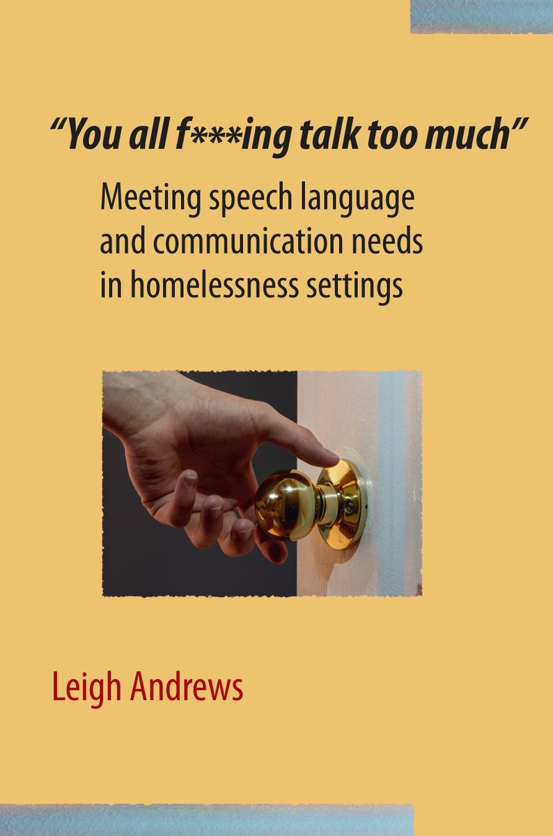 JandRPress's tweet photo. And we managed to squeeze in a meeting at our stand with Leigh Andrews author of our forthcoming
"You all f***ing talk too much": Meeting speech language and communication needs in homelessness settings
#BASConf23 https://t.co/lUFKACvenM