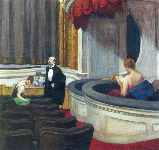 Edward #HOPPER, 'TWO ON THE AISLE' 1927 #art #artwit #iloveart #artloves