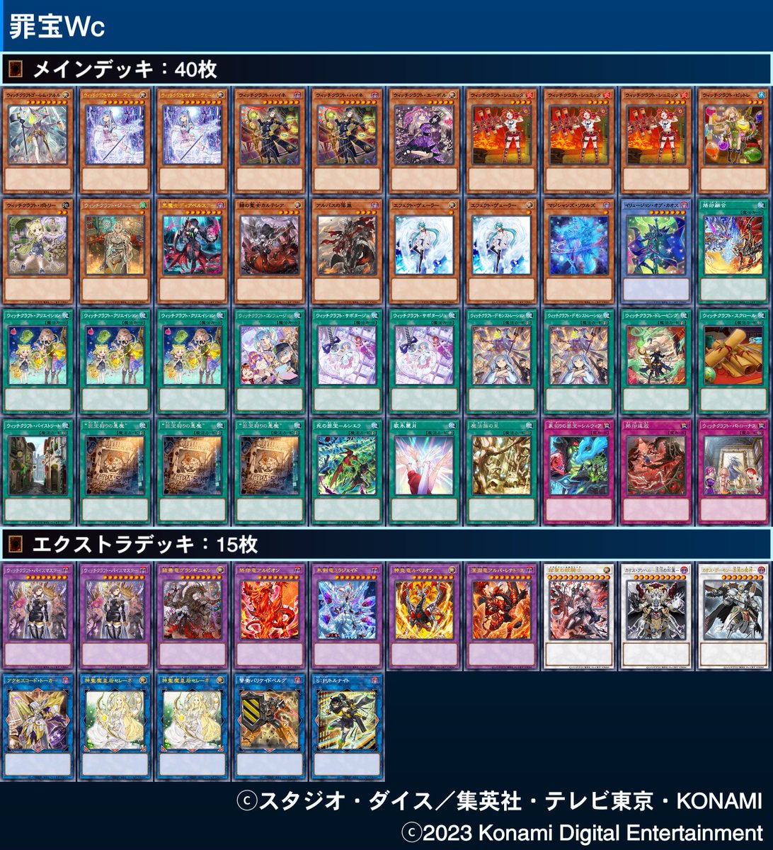 hucrow_cat's tweet photo. #AAオフ から帰還。
久し振りに対面でやるの緊張したけど楽しかった。主催運営の皆様ありがとうございました！
使ってた罪宝ウィッチクラフト https://t.co/n5lFlRkJuI