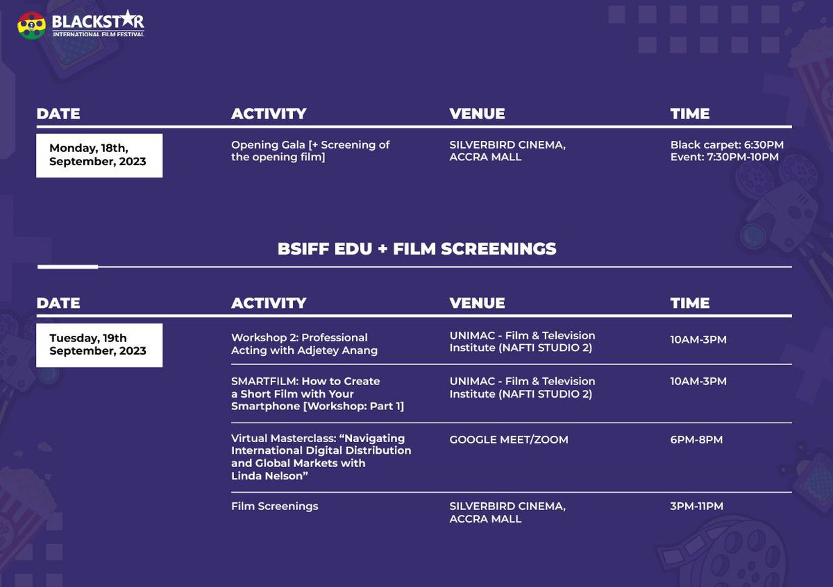 Black Star International Film Festival tweet media