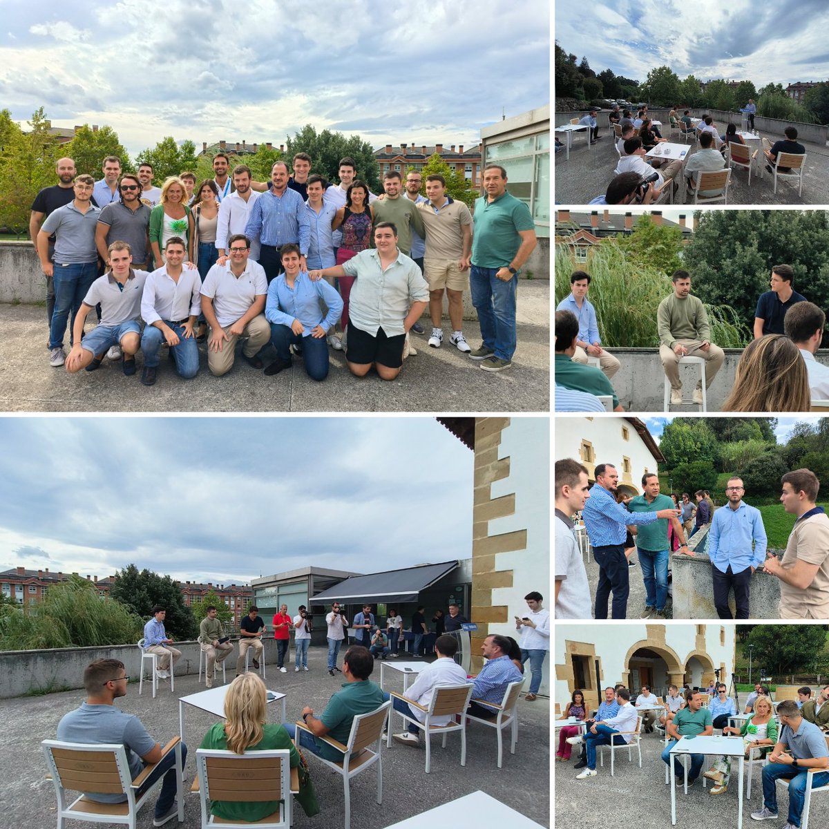 📆Nuestro secretario general <a href="/eandradepp/">Eduardo Andrade</a> acompaña hoy en  #Leioa a las <a href="/NNGGPaisVasco/">NNGG Euskadi</a> en su acto de inicio del nuevo curso político
💪 Concejales, junteros y diputada que ya están en marcha para trabajar y llevar las propuestas de los ciudadanos a las instituciones