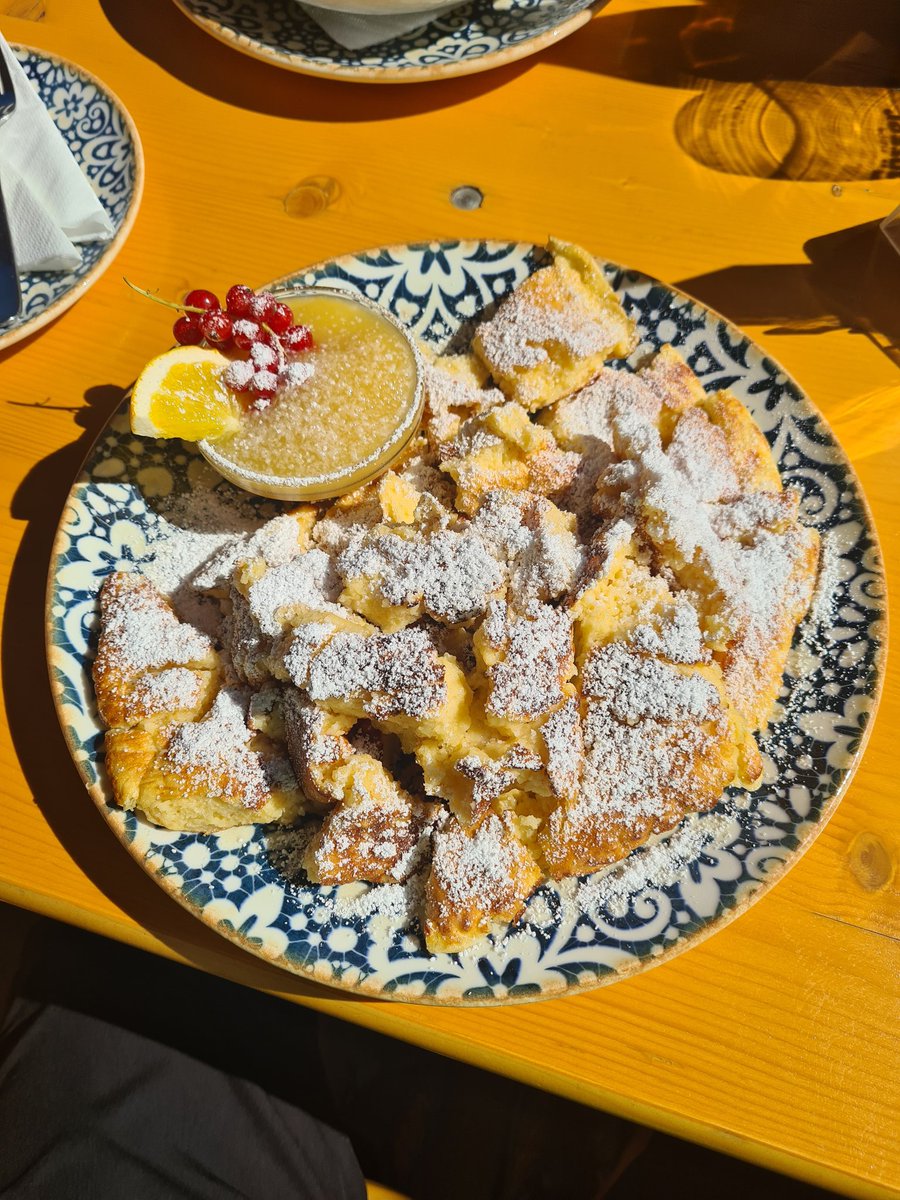 Auf der Alm da gibt's (fast)   koa Sünd 😋😋 #kaiserschmarrm #Urlaub #Tirol #MiaSanMia