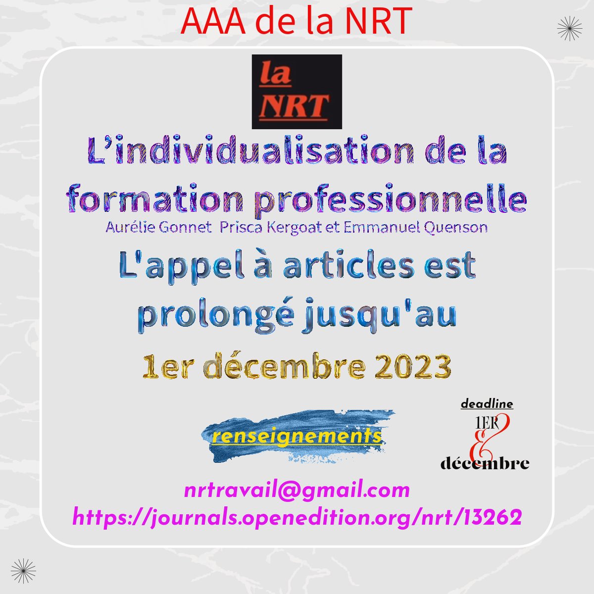 Nlle Revue du Travail tweet media