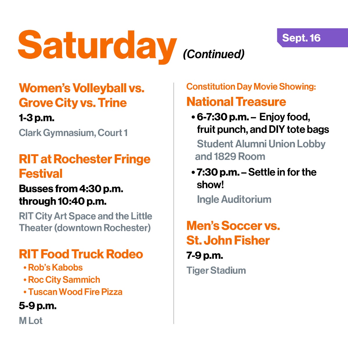 Want some snacks and a DIY tote bag before "National Treasure" tonight? Make sure to head to the Student Alumni Union Lobby before the movie showing at 7:30 P.M. 🎥