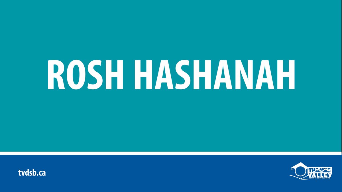 Happy New Year to our Jewish students, staff, families and community members celebrating Rosh Hashanah, the beginning of the Jewish High Holy Days. Shanah Tovah!