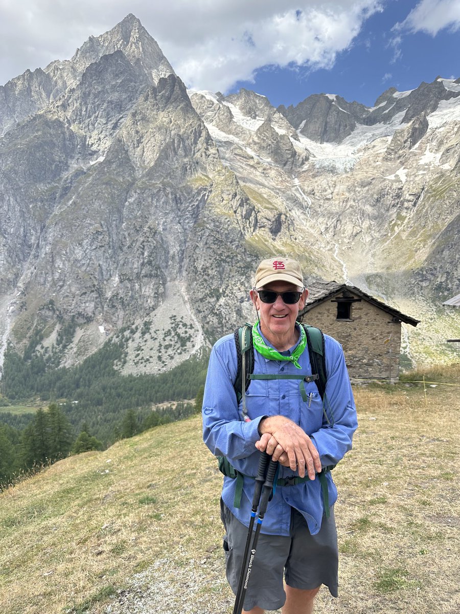 Nearing the end of hike around Mont Blanc near Courmayeur Italy. It’s a big, beautiful, outdoor world.