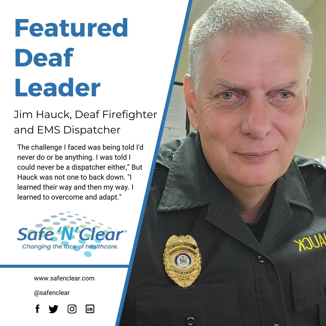 We are honored to recognize JimHauck as our featured August #DeafLeader #deafsuccess #safenclear 
safenclear.com/meet-jim-hauck/