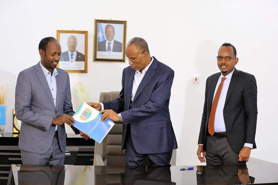 The President of Southwest State of Somalia HE. Abdiaziz Hassan Mohamed Laftagareen has officially signed today the Law for SWS Police.