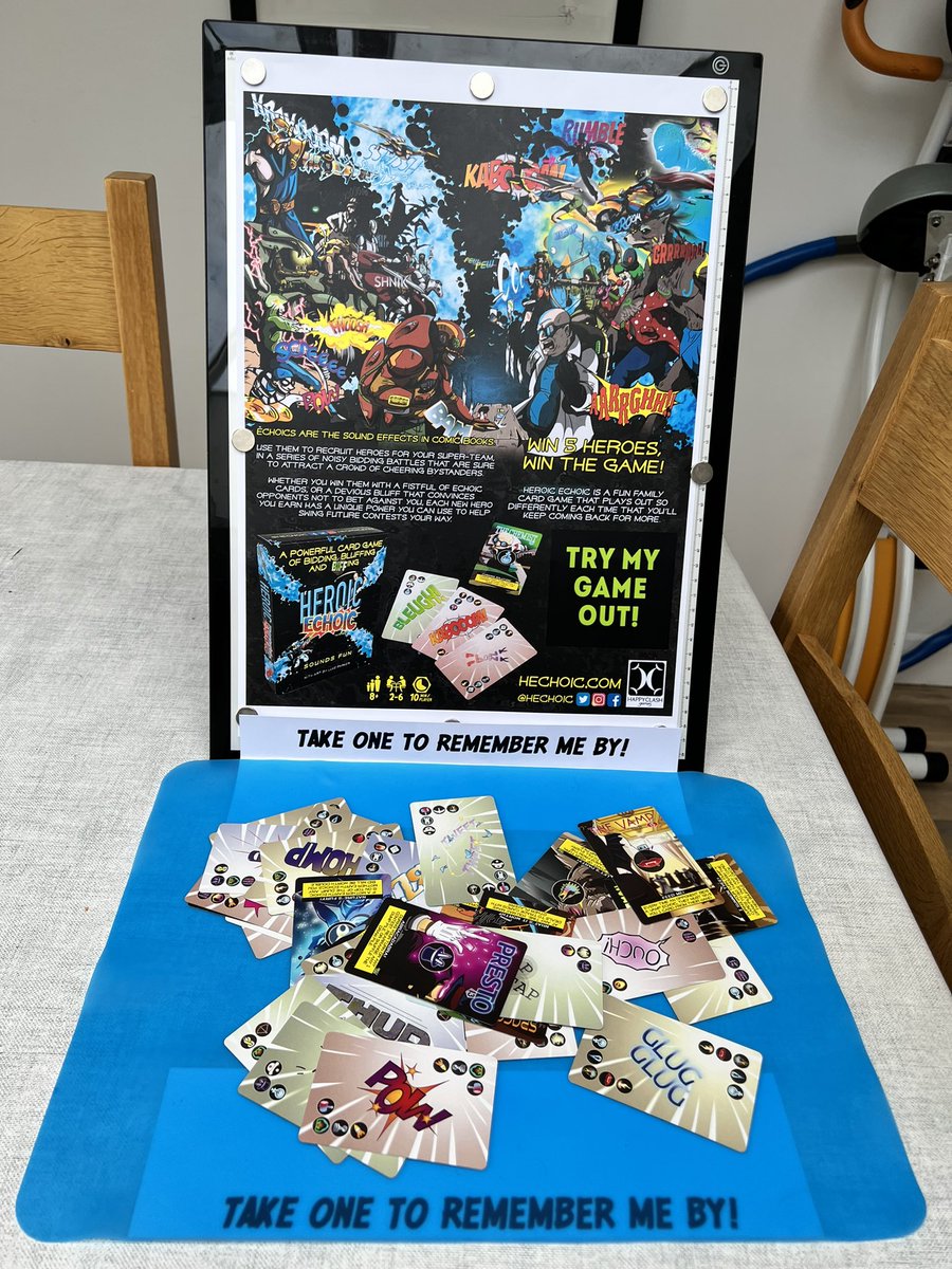 HEchoic's tweet photo. Ok. I’m ready. It’s time to get back on the horse. Tonight I’ll be at Reroll gaming cafe in Leicester, pimping my game. Display and everything. https://t.co/SnUufzQH4W