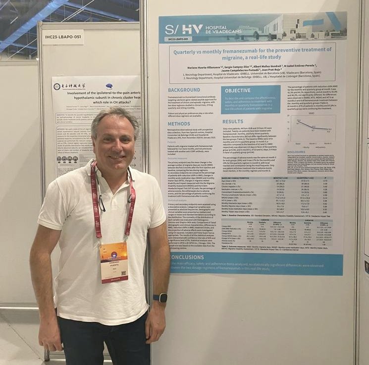 Our last project in the #headache unit has been presented by Dr Huerta in the International Headache Congress #IHC2023 <a href="/ihs_official/">International Headache Society</a> in Seoul, South Korea! 🇰🇷
<a href="/hbellvitge/">Hospital Universitari Bellvitge | HUB</a> #hviladecans <a href="/idibell_cat/">IDIBELL</a>  #NeurologyHUB