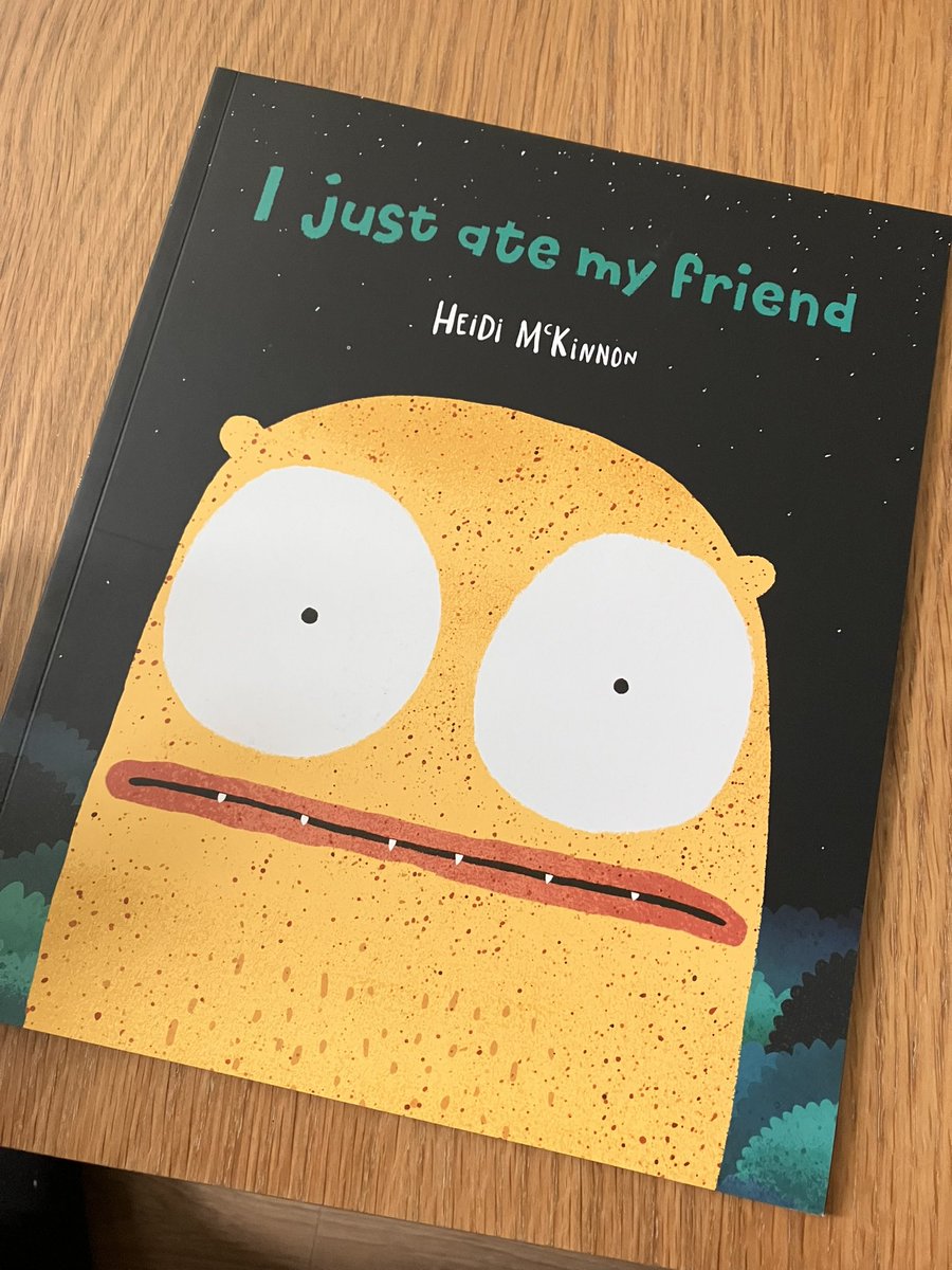 eenalol's tweet photo. This made me go HA at the end. Let me tell you, little kids up and down the land will love this! 

When you eat your only friend, and no one else wants to be your friend (for various reasons), will you ever find a new one? 

I loved how minimal this is. It’s proper impactful! https://t.co/0EKfkTWbwO