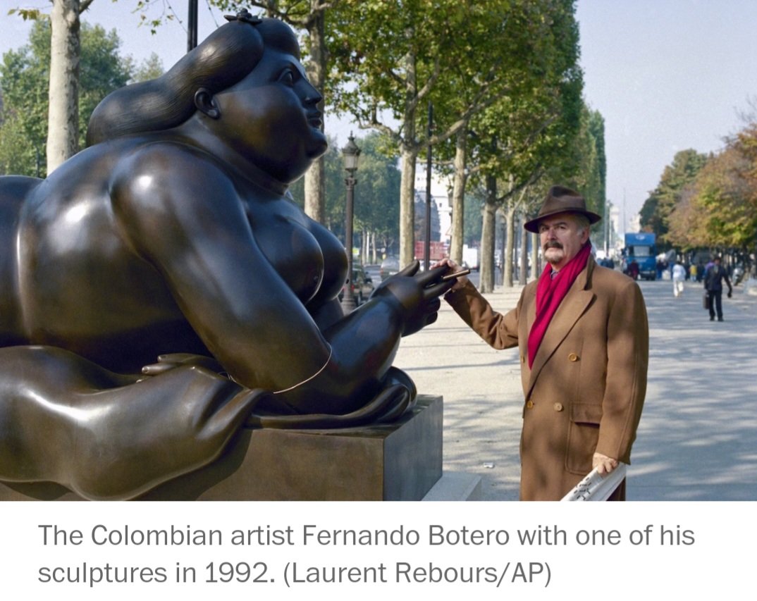 Fernando Botero R.I.P 
#Botero #BoteroDeberiaSerEterno #art