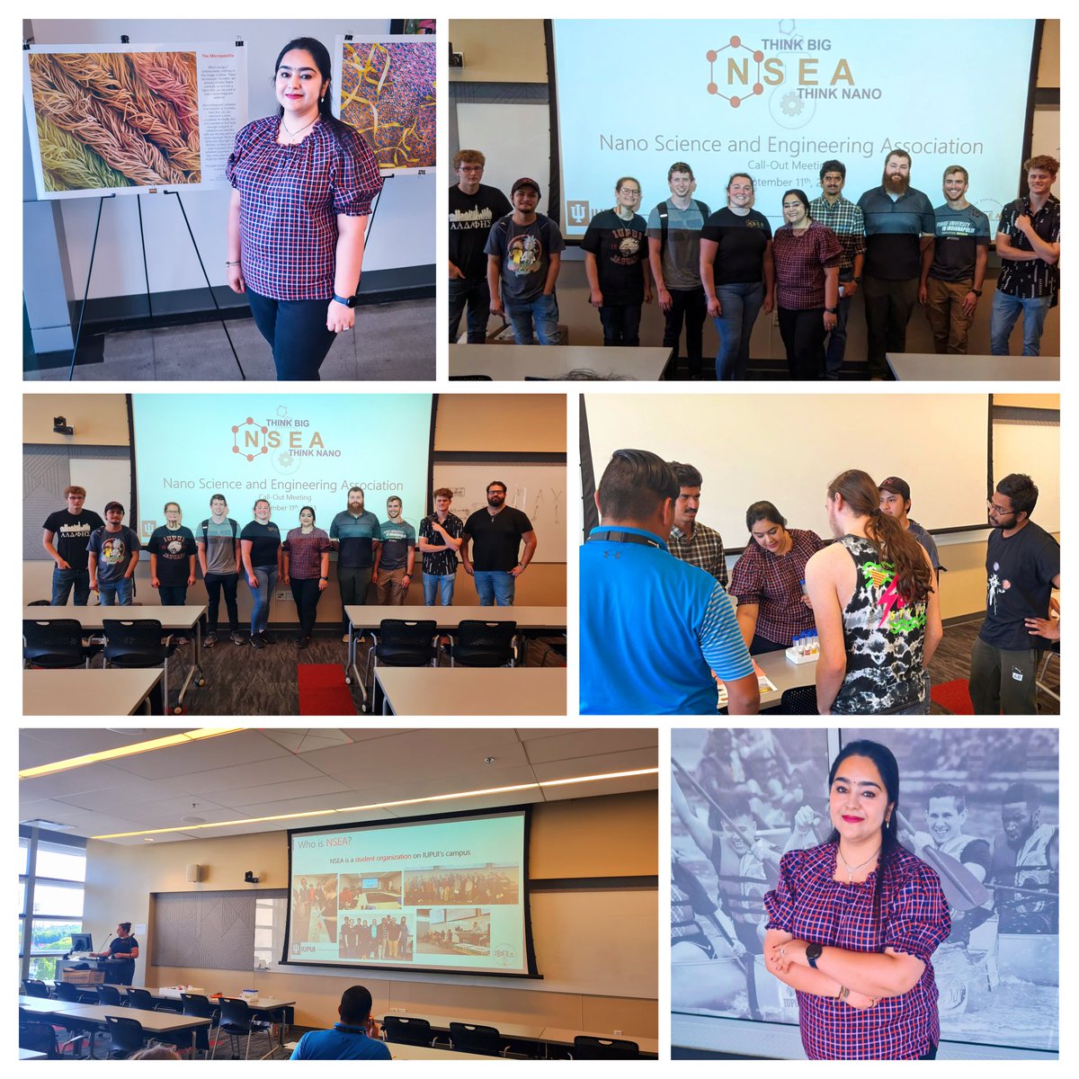 Glimpses of 2023 Fall Call-out meeting of Nano Science &amp; Engineering Association <a href="/IUPUI/">IUPUI</a>: Diving into nanoworlds, inspiring future! 🌟🌐
Explore our captivating #Nanoart gallery &amp; science outreach! #Nanoscience #Science #Sciart #AcademicTwitter #AcademicChatter 
#academia #nano