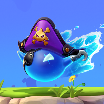 Lulu Chibi Champion and Sprite Promo Art & River Sprite Pirate