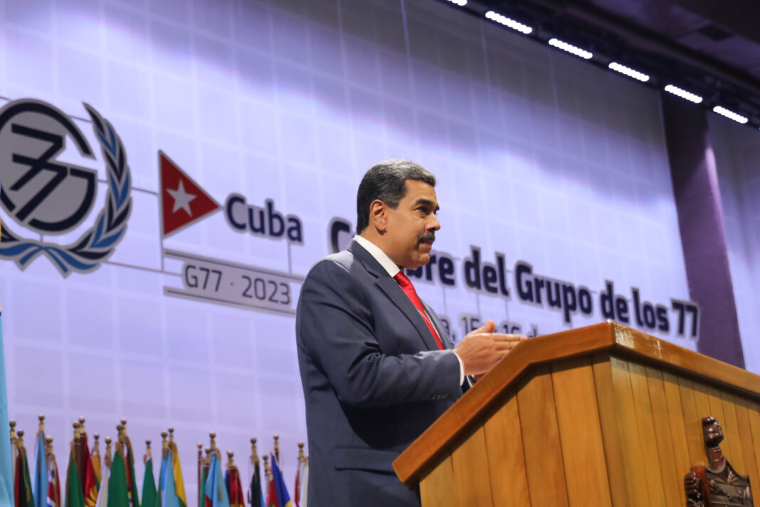 El G77+China debe impulsar una iniciativa global, en el seno de las Naciones Unidades, para que cese las medidas unilaterales contra los pueblos y países del mundo” .<a href="/NicolasMaduro/">Nicolás Maduro</a> 

#VenezuelaEsÚnica