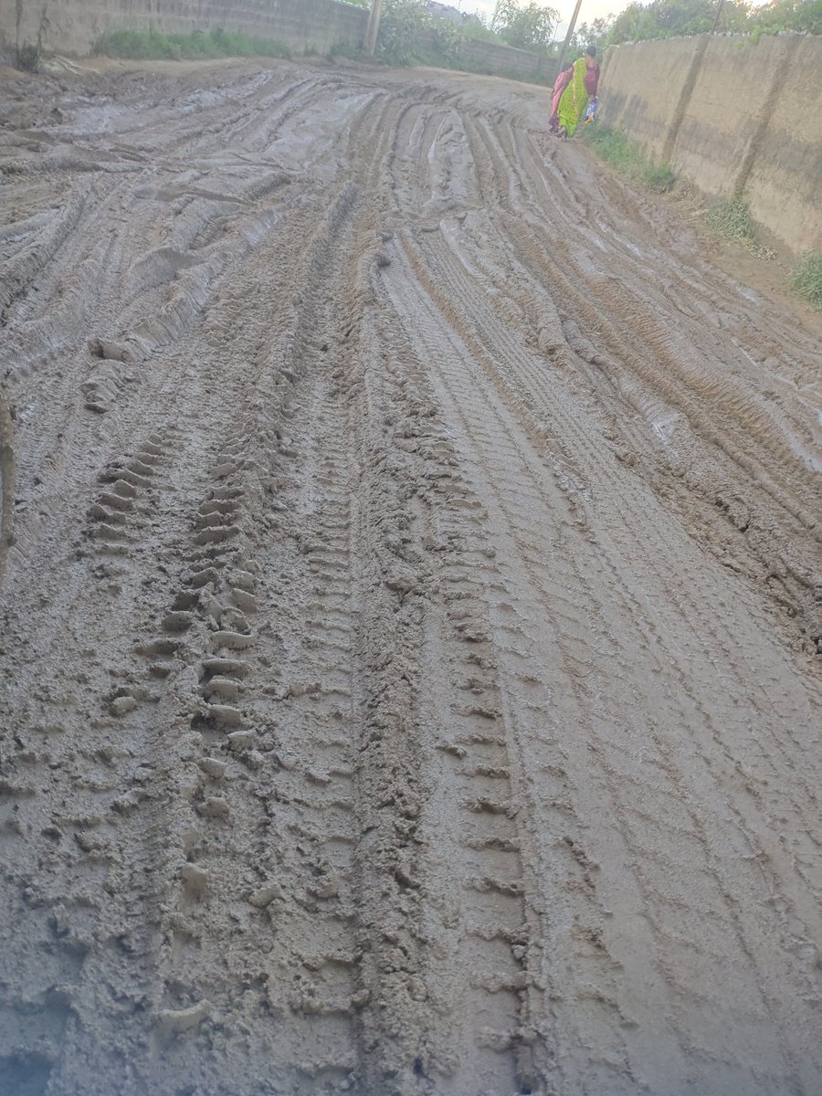KiranChevella's tweet photo. @KTRBRS @TelanganaCS @DC_RajendraNagr1 @GHMCOnline @TSwithKCR KTR garu, pls look into this, This is the most worst road in hyd City, bside lane of Biological e Ltd, Gaganpahad. Complained to GHMC RJNR number of times, still d road is getting worse everyday. People are suffering. https://t.co/0c6PqCGZgz
