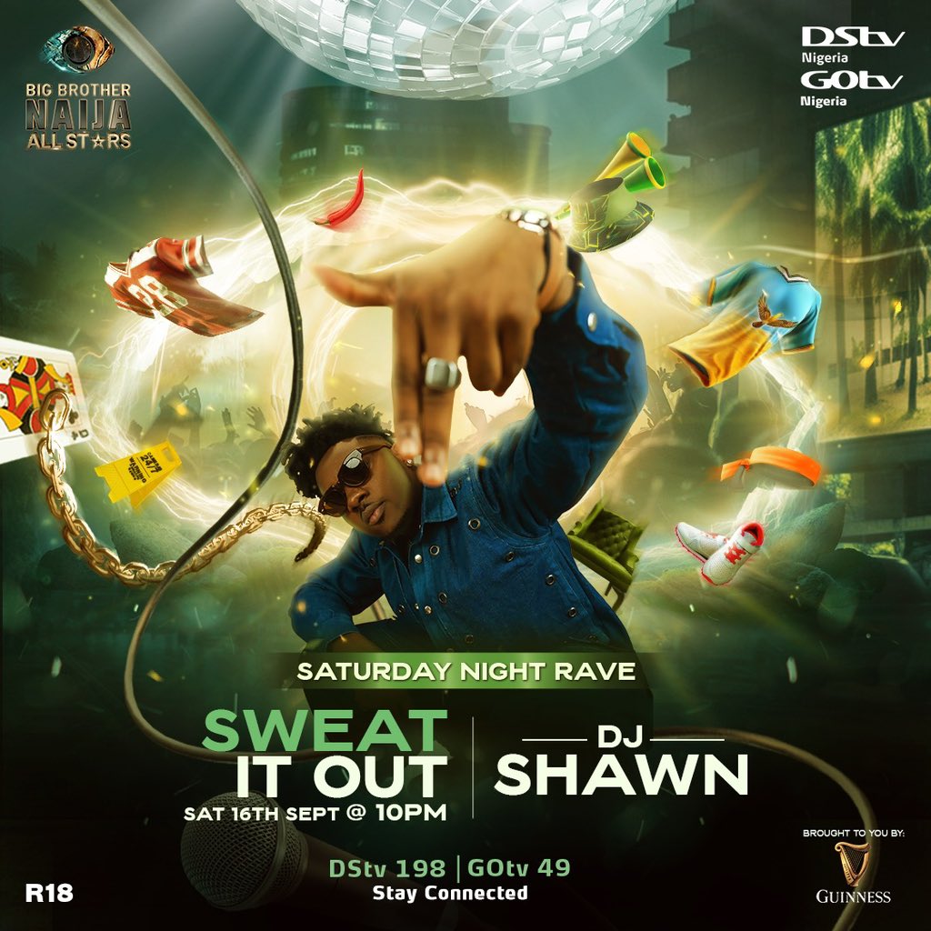 DeeJayShawn_'s tweet photo. I hope the housemates are ready for what’s coming tonight! #BBNaijaAllStars

#AwesomeSZN #AwesomeDJShawn #ShawnSir 🫡 https://t.co/7uj8P9uOXw
