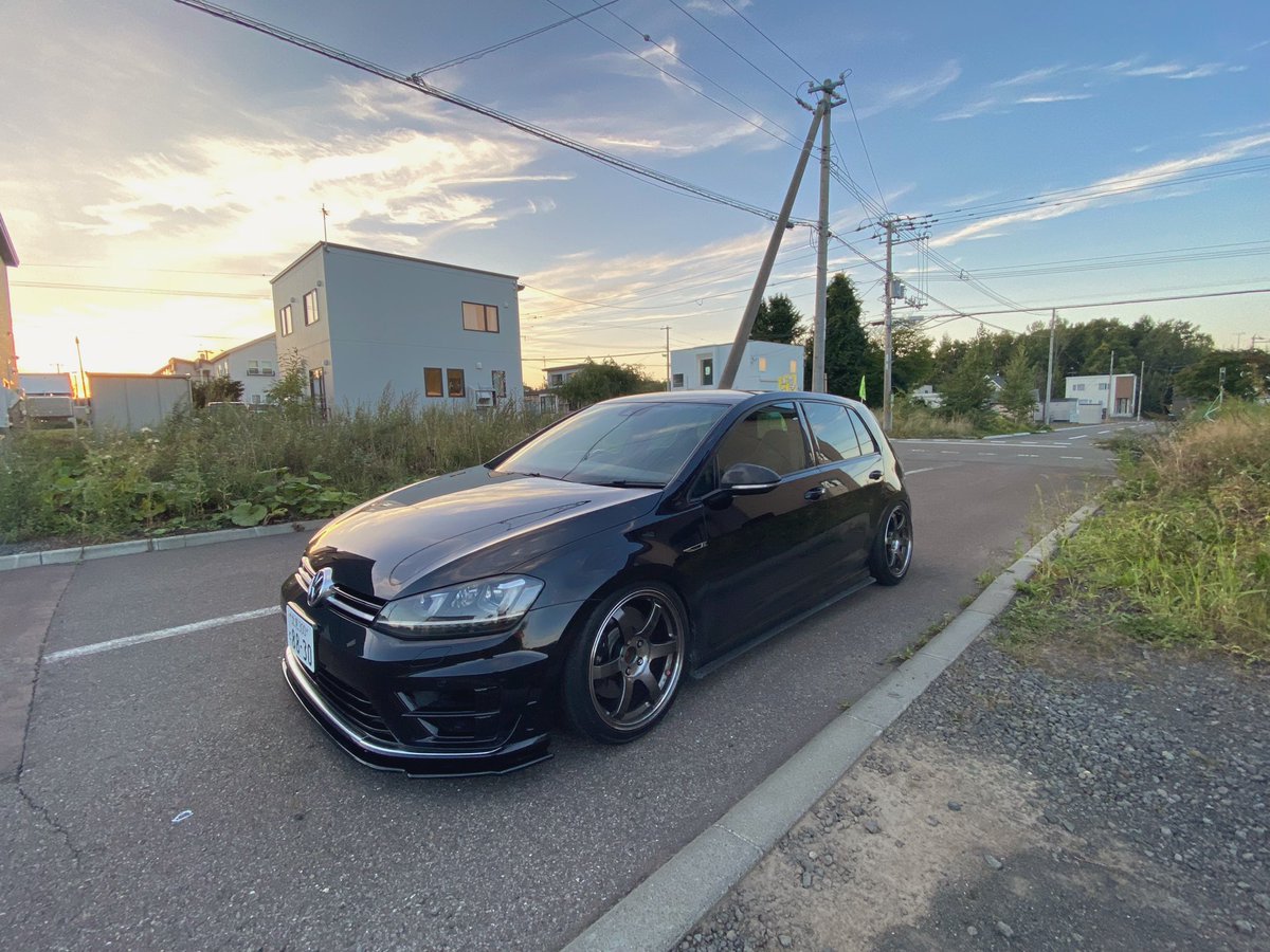 通勤の目を気にせず車高下げたらやっとしっくりきた感じがする。結局さがっていくー。