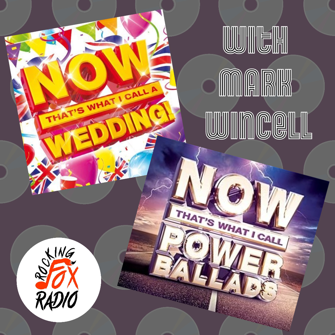 Stay tuned at 3pm because Mark is back with another Decades of Now special and this week the themes are Weddings and Power Ballads!