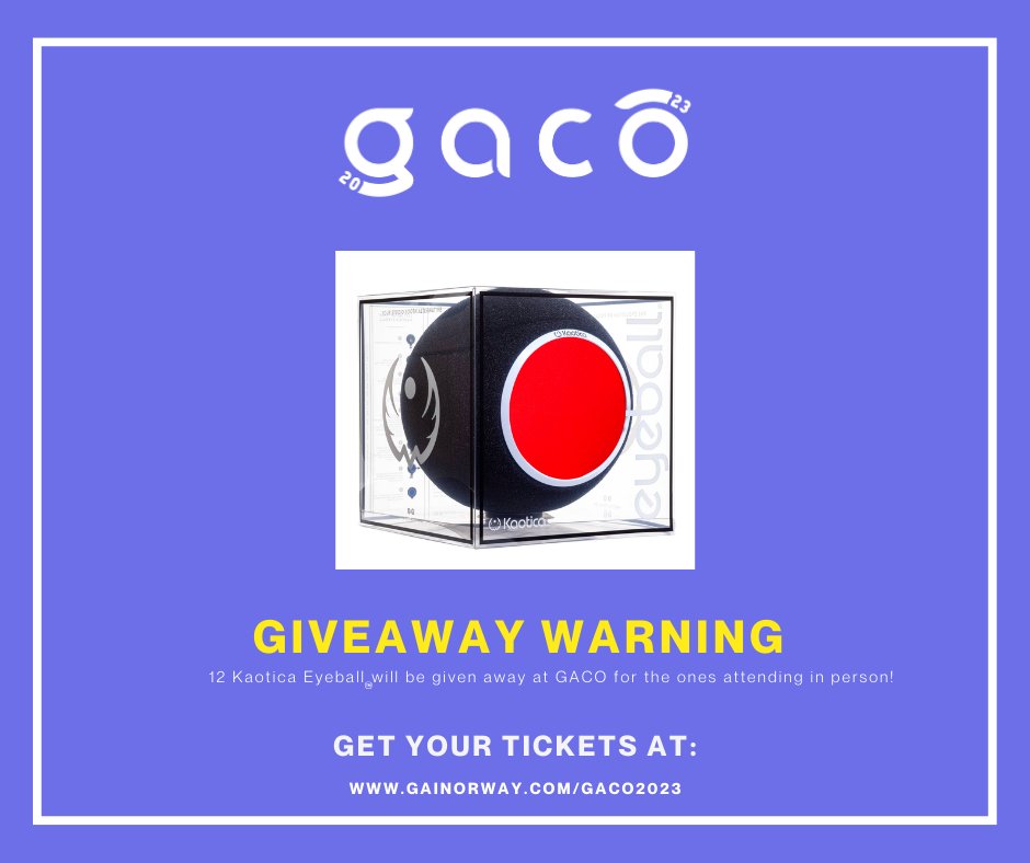 GAiNorway's tweet photo. We're overflowing with gratitude for our friends at @kaoticaeyeball! They have sent us some of their finest Eyeballs to share with YOU! Don't miss out on this  opportunity to enhance your audio game with Kaotica Eyeball! 🎤 See you at #GACO2023! 
#KaoticaEyeball #Giveaway https://t.co/uGjOQP0f2T