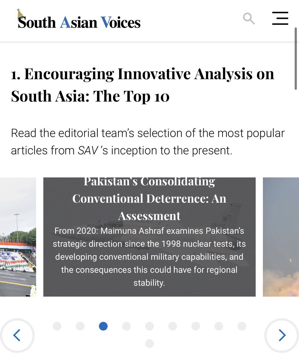 Congratulations <a href="/ethrelkeld/">Elizabeth Threlkeld</a>, <a href="/avasudeva_87/">Akriti (Vasudeva) Kalyankar</a> and the SAV team for such a prolific decade of research &amp; scholarship. I am honored to have been a SAV Fellow &amp; contributor. Also thrilled to see my piece in the top 10 most popular articles.
