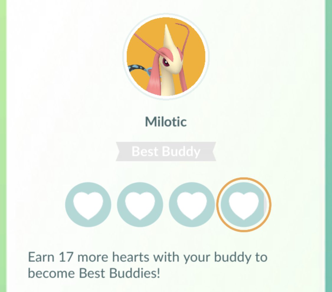 Let’s work on making Milotic a best buddy… it’s so pretty and will make a great flex… THREE YEARS LATER #PokemonGO #TakingSooooLong