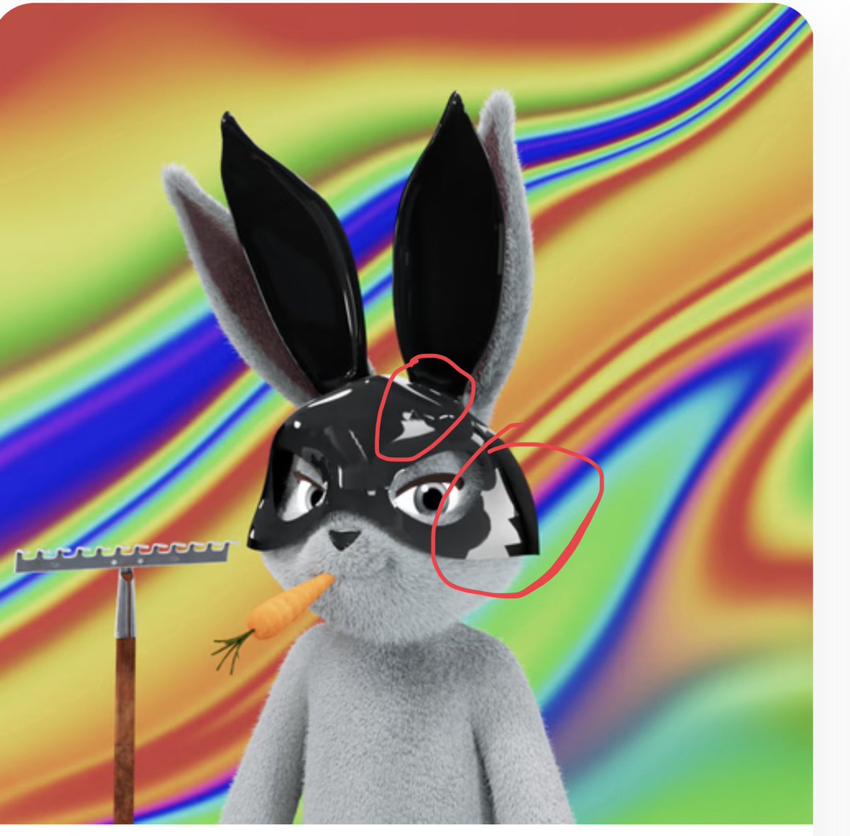 rabbitartworld's tweet photo. Ugly rushed 3D art to raise money, just an elusive pyramid scheme for people who support brothels.

What NFT collect do you know with graphic errors and a community of 40-50 eccentric weirdos obsessed with keeping black people who speak up out of their community? https://t.co/OhkdyAim9b