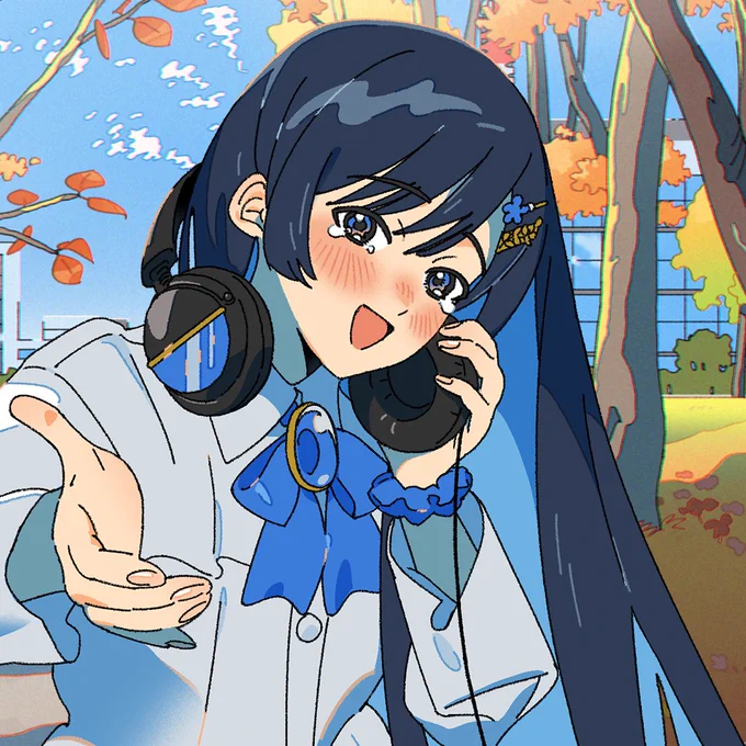 暁(さとる)様()の楽曲「また逢えるから」で双葉湊音ちゃんと背景イラストを描かせていただきました。切ないけれど前を向ける、聴き入る楽曲です!#みなとイラスト 