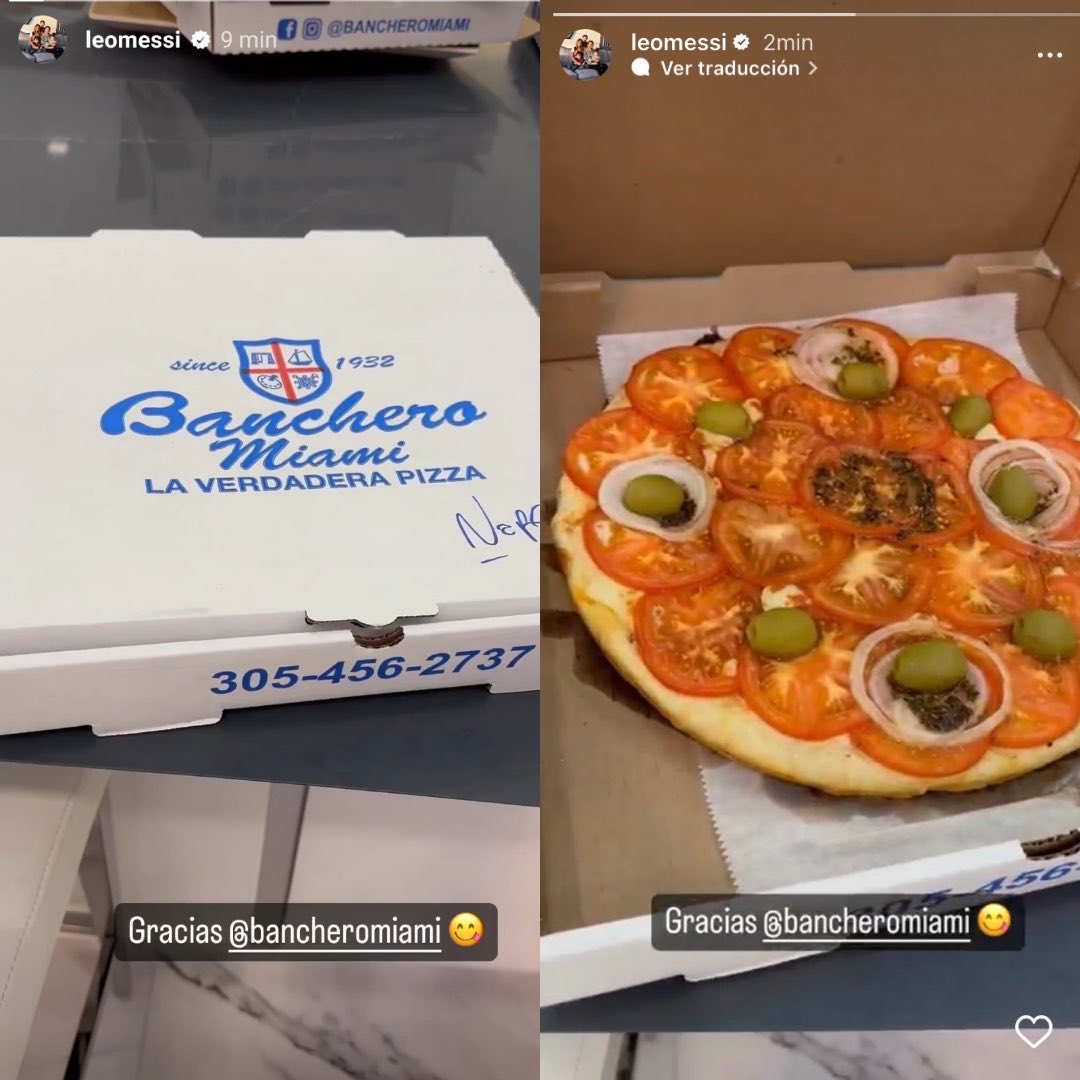 Llourinho's tweet photo. Hablemos de la pizza que se come Messi. Posiblemente la cosa más repugnante que han visto mis ojos. https://t.co/2fnrJy0H64