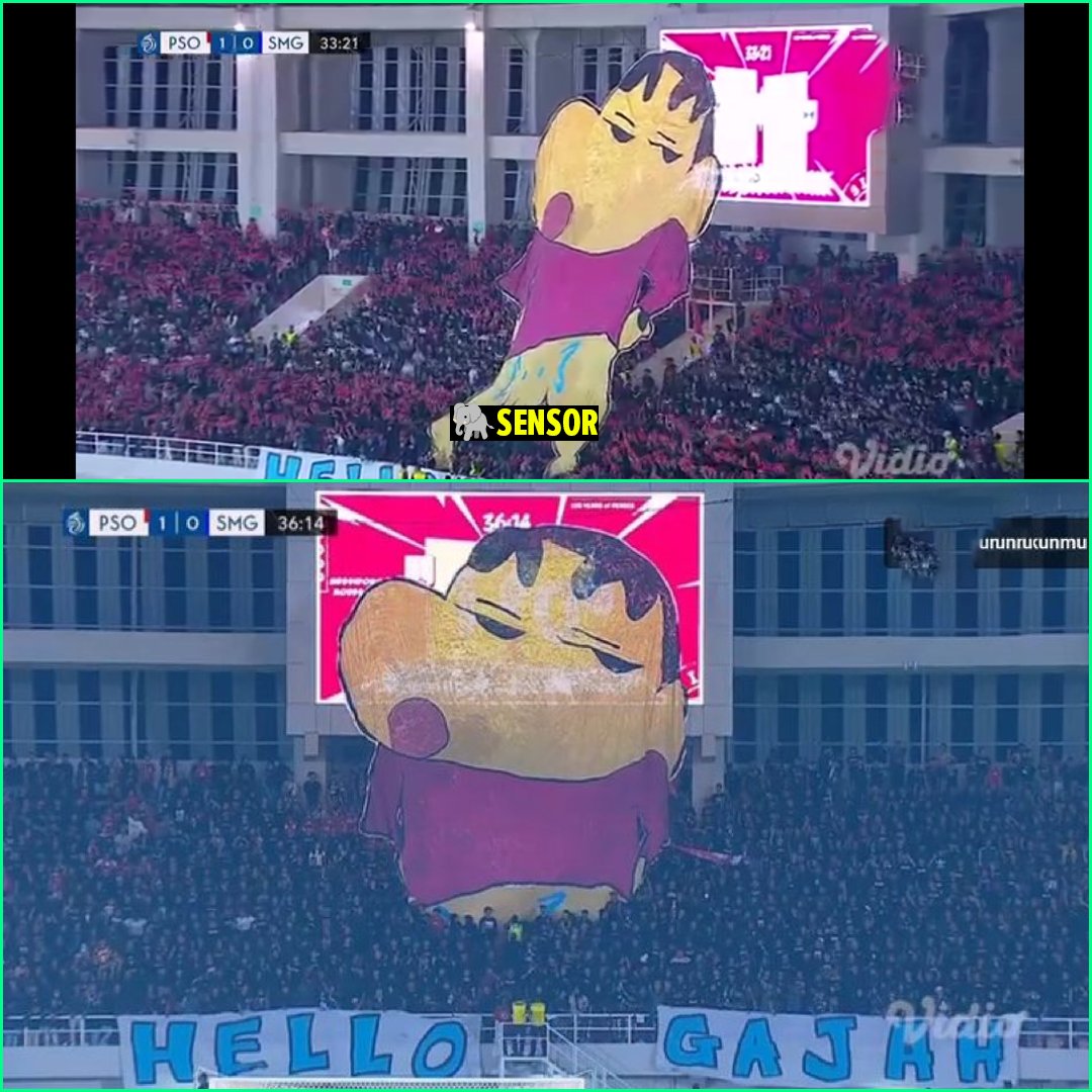 FaktaSepakbola's tweet photo. Bjirr... koreo di pertandingan Persis Solo vs PSIS Semarang 😅

Afaan tuh artinya? 🐘 https://t.co/BmRNn8uNyY