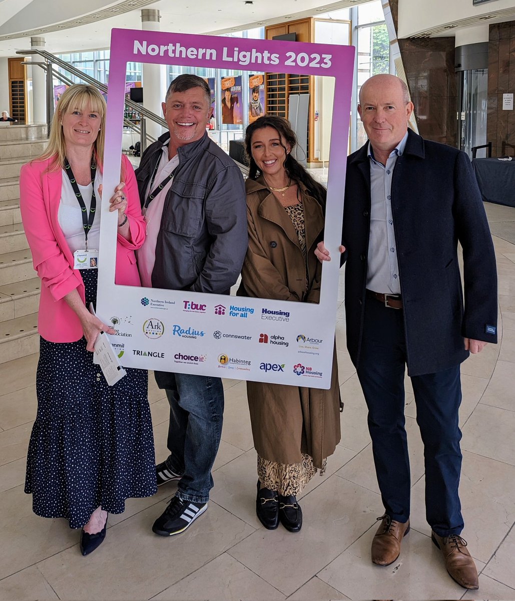 Northern Lights Housing for All Event today at the Waterfront Hall. <a href="/ClanmilHousing/">Clanmil Housing</a>