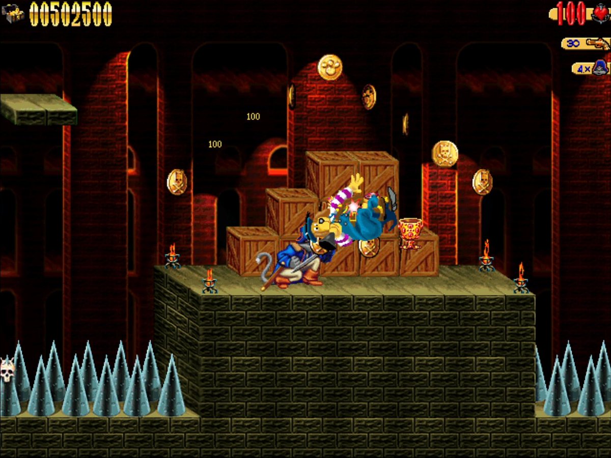 DrayoDraxGaming's tweet photo. Some #screenshots of my #RetroRePlay #gameplay of #CaptainClaw #PCGame #PCGames #Retro #RePlay #platformer #adventure #screenshot #ゲーム #ClawGame #monolithproductions #screenshot #videogame #videogames #game #games #smallstreamers #furrystreamer #smallgamers #Gamer #Gamers https://t.co/N4g1baFV2w