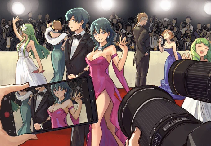Walking the red carpet#FE3H 