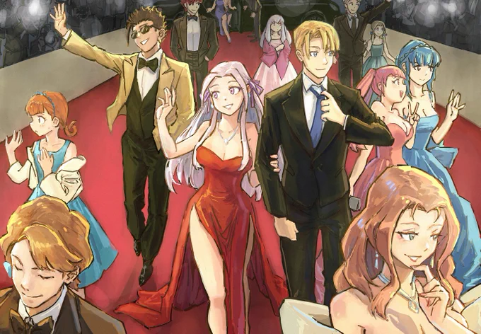 Walking the red carpet#FE3H 