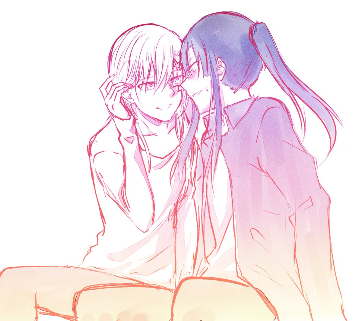 「年下神田とおにーさんアレンくんの神アレらくがき…このあとおにーさんアレンくんにパ」|おかみ＠原稿中のイラスト