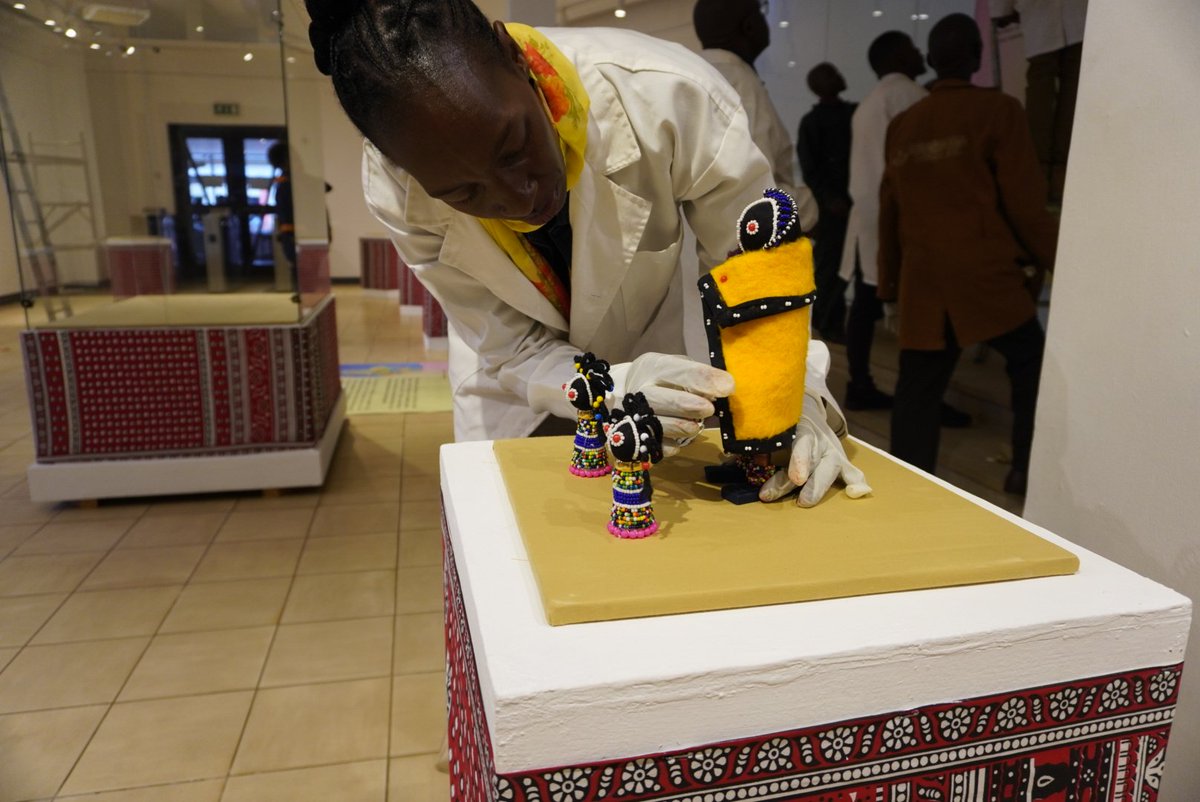 museumsofkenya's tweet photo. Behind the scenes: A sneak peek at the magic in the making for the Dolls of Good Hope Exhibition at Nairobi National Museum. Stay tuned for the grand reveal on 18th September! #ExhibitionPrep #DollsofGoodHope https://t.co/oAmUU0aDQL
