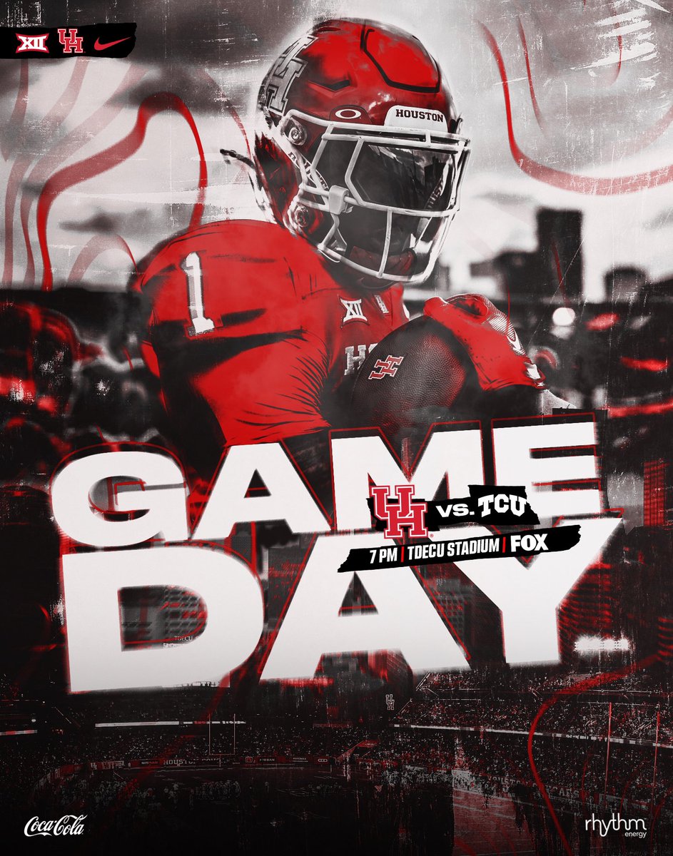 UHCougarFB's tweet photo. IT’S GAME DAY!

#GoCoogs | #TEAM https://t.co/YScF2Eww89