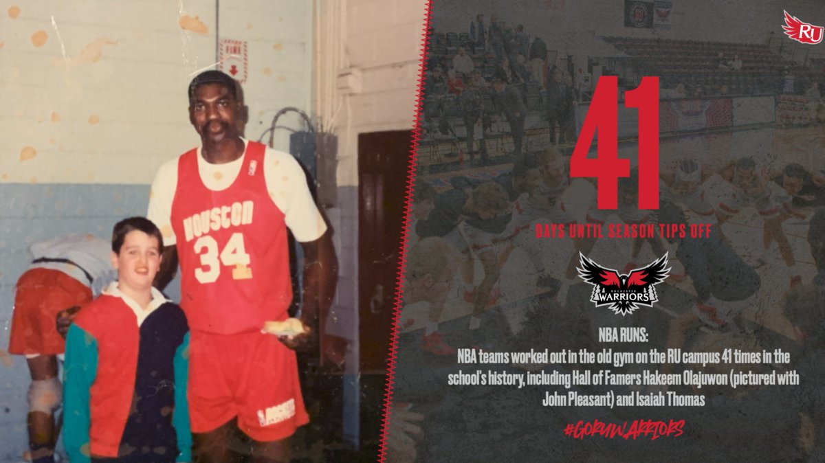 RCUWarriorsMBB's tweet photo. 41 days until the season opener, 41 times NBA teams worked out in our famous Old Gym. https://t.co/5CBifAOi2u