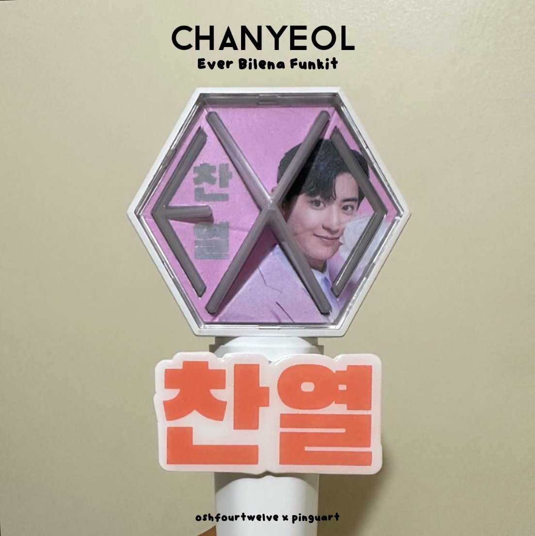 [ 📣 Interest Check | HELP RT ]
#osh412_fanmade

In collaboration with @pinguartph, we introduce to you these fancy ERIBONG TAGS & INSERT! 🤍

CHANYEOL: Ever Bilena Funkit 🍒
- sparkling eribong insert
- eribong tags (big or small)

if may inch, lapag namin yung form tom. 🥰