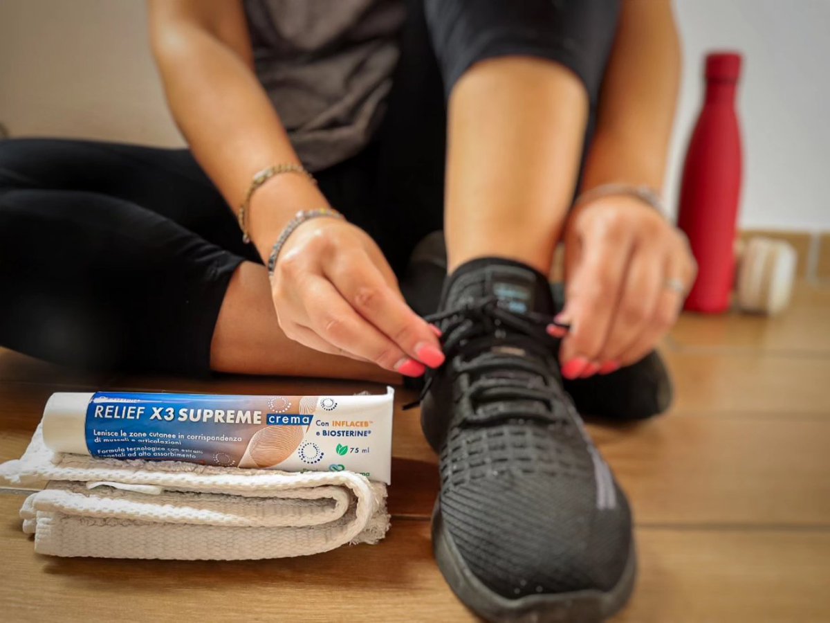 BIOSTERINE® RELIEF X3 SUPREME CREMA è adatta sia per prepararti all'attività fisica che per il post allenamento. 💪
#cremareliefX3 #GiftedByProdecoPharma <a href="/ProdecoPharma/">Prodeco Pharma</a> #progettotrnd